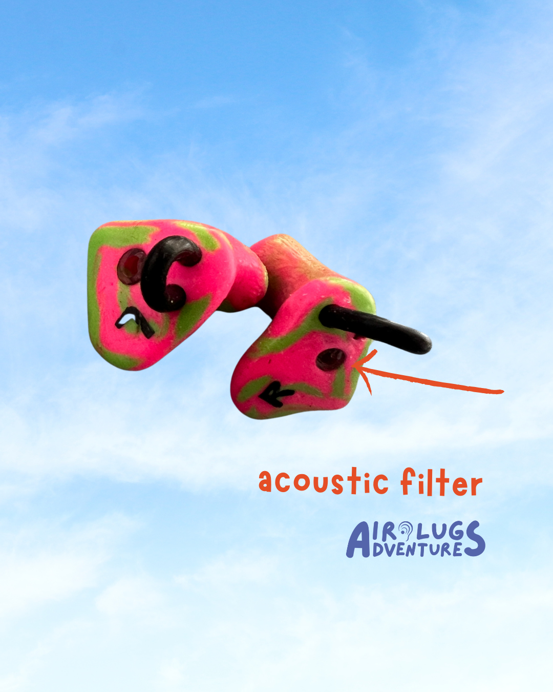 Custom earplugs example